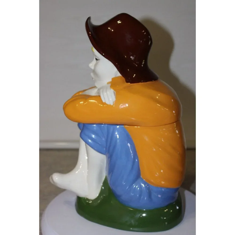 Cookie Jar - Arnel's Porcelain - Whistling Barefoot Boy